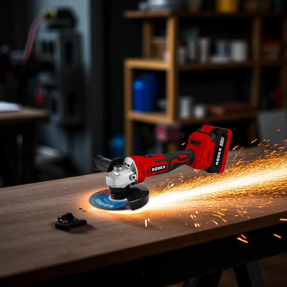 PTTAVM: Rodex Akülü Şarjlı Avuç Taşlama Spiral Makinesi 20 Volt