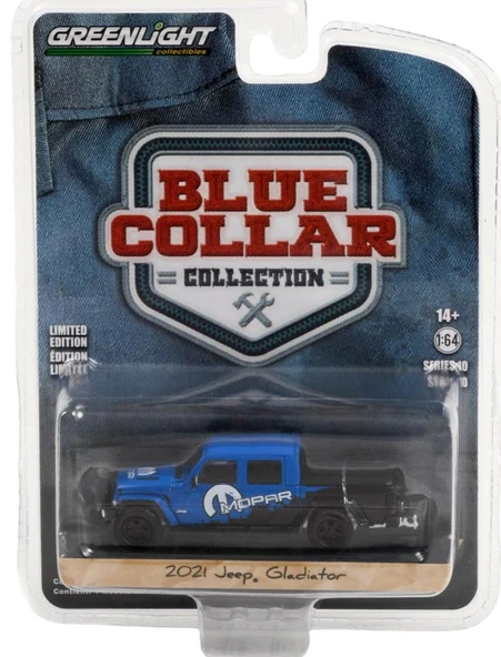 Greenlight Blue Collar 10 Mopar 2021 Jeep Gladiator 1/64 Model Araba ürün görseli 1