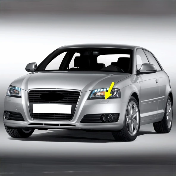 Audi A3 HB 2009-2012 Sol Ön Far Yıkama Kapağı 8P0955275A ürün görseli 1
