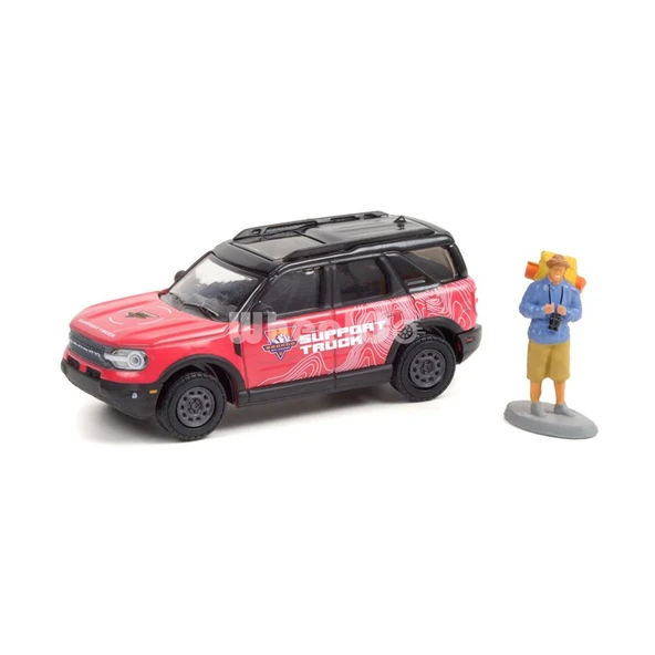Greenlight 2021 FORD SPORT WITH BACKPACKER HOBBY SHOP SERIES 11 1/64 Model Araba ürün görseli 1