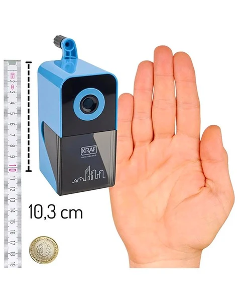 Kraf Kollu Kalemtraş Mavi 700G - Resim 3