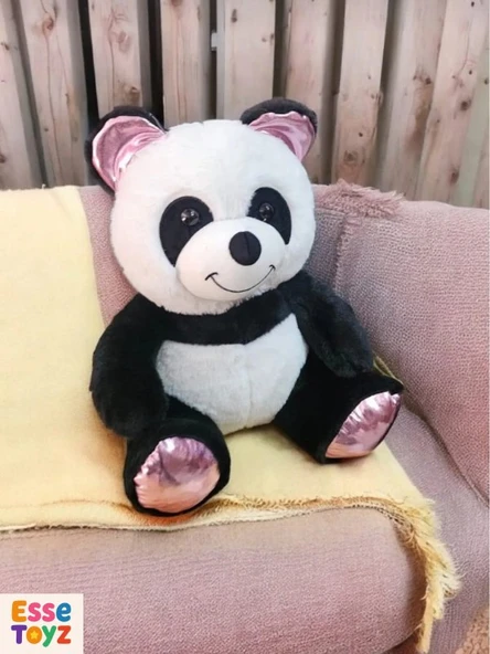 Kucak Dolusu Sevimlilik – 50 cm Peluş Panda Oyuncak - Resim 3