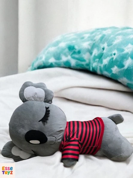 Toyzz 65 cm Yatık Uykucu Koala Peluş Oyuncak – Yumuşak ve Sevimli Uyku Arkadaşı ürün görseli 1