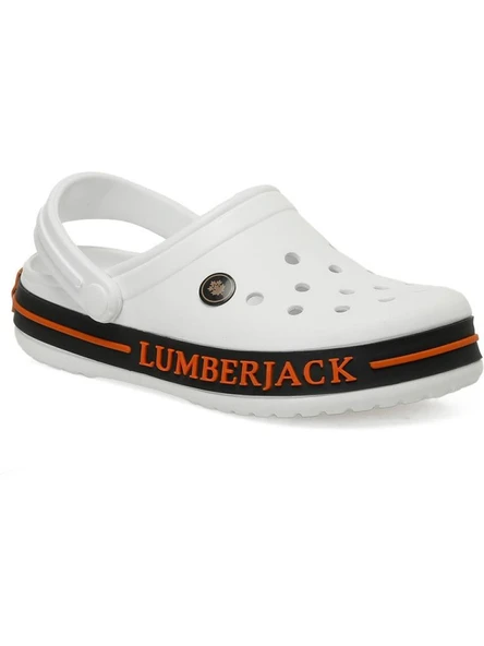 LUMBERJACK DEVON 5FX BEYAZ COMFORT CASUAL ANATOMİK SABO TERLİK SANDALET ürün görseli 1