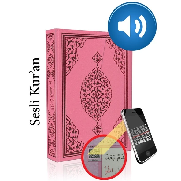 Kuranı Kerim Bilgisayar Hatlı Pembe Renk Orta Boy ürün görseli 1