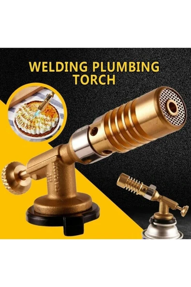 Depolife kaynakcı Pürmüz 1300 derece alev gazlı Torch alev tabancası Prinç Tamirci Kaynak Başlığı ürün görseli 1