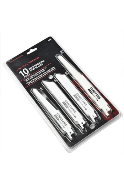 Yu Su Tools Tilki Kuyruğu Testere Bıçakları 10 Parça Ağaç Metal Testere Bıçak ürün görseli 1