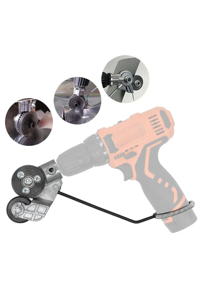 Şarjlı Matkaplar Için Metal Plaka Ve Sac Kesme Aparatı ürün görseli 1