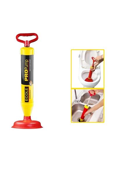 ECOLE Propump Klozet-Banyo-Lavabo-Gider Açma Pompası- Tıkanıklık Açma Pompası (İlaçsız Zahmetsiz) ürün görseli 1