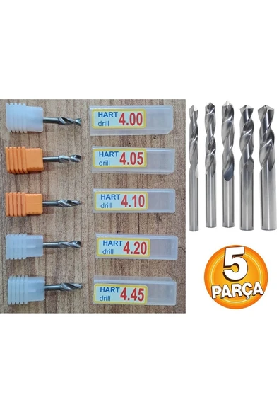 Depolife Cnc Metal Sondaj Tungsten Karbür Uç Seti (4.0 - 4.45 ) Matkap Için Hard Drill Bıçak Makine Takımı ürün görseli 1