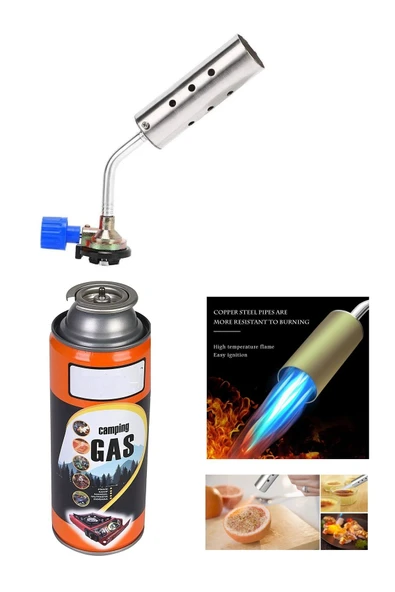 Depolife Şaloma Gaz Pürmüz Başlığı Tamirci Kaynakcı Pürmüz Kafası torch başlık yüksek alev çakmak Şalama ürün görseli 1