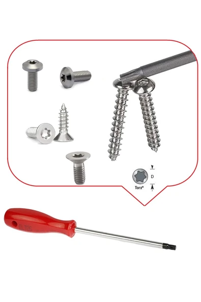 Depolife Tx10 tornavida Torx Tornavida saplı - Resim 2