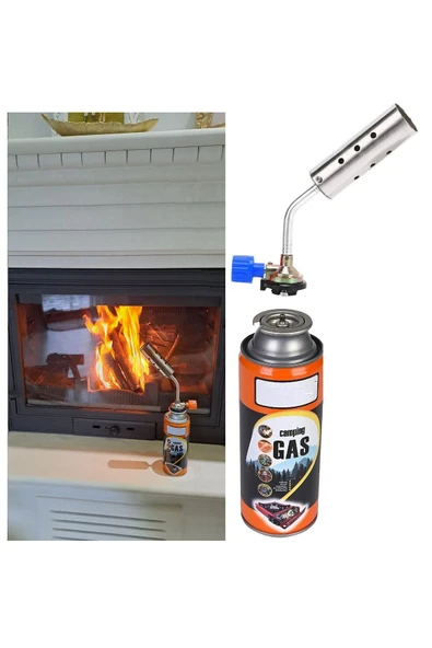 Depolife Şömine Yakma Yüksek Alevli Pürmüz Torch Yakma Barbekü Odun Kömür Tutuşturma Tabancası ürün görseli 1
