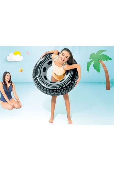 İNTEX WET SET COLLECTİON RADYAL SİMİT 91 CM 9+ ürün görseli 1