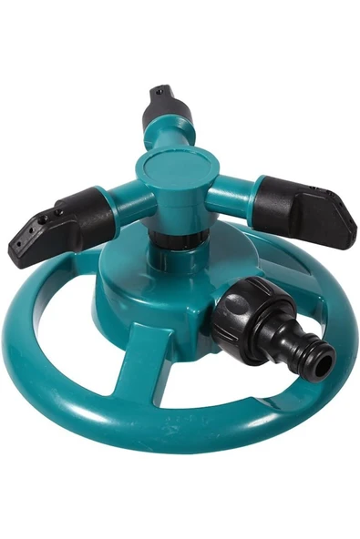 WUVERA Ayarlanabilir Otomatik 360° Dönebilen 12 Kanal Nozullu Çim Bahçe Sulama Sprinkler Fıskiye ürün görseli 1