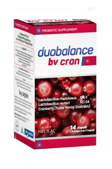 Nbt Duobalance Bv Cran Takviye Edici Gıda 14 Kapsül ürün görseli 1