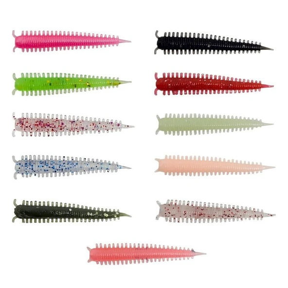 Kendo Zombie Worm Blueberry Scent CY029 Lrf Silikonu 4cm ürün görseli 1