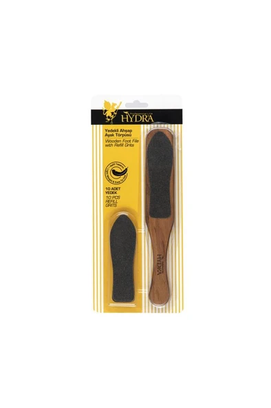 Hydra Professional Line Hydra Yedekli Ahşap Ayak Törpüsü Hd ürün görseli 1