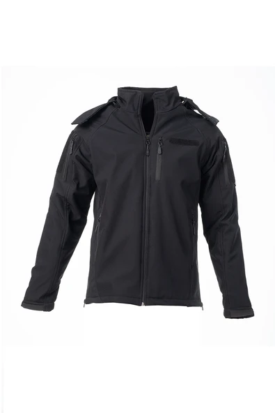 KARCAMP 331 MODEL KAMUFLAJ DOUBLE SOFTSHELL MONT (SİYAH) ürün görseli 1