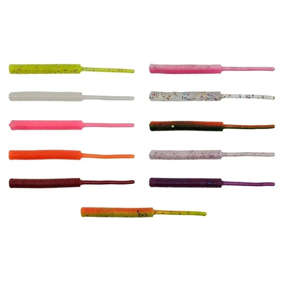 Kendo Fire Worm Shrimp Scent 5cm Lrf Silikon Yem ürün görseli 1
