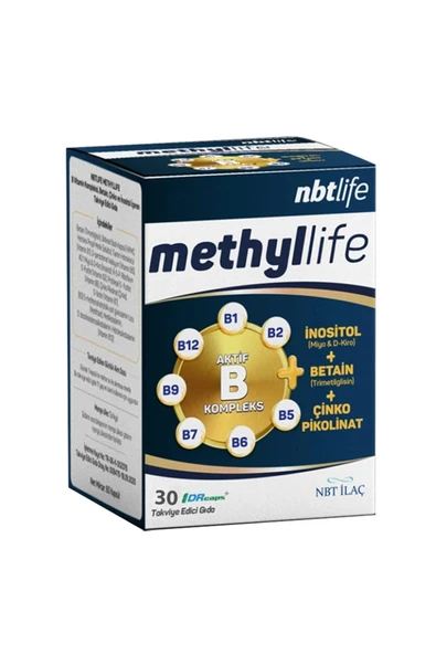 Nbt Methyllife Aktif B Kompleks 30 Kapsül - Resim 2