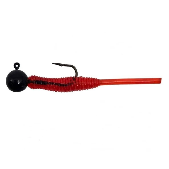 Kendo Hook Worm CY092 Jighead+Lrf Silikonu 2gr+4.5cm - Resim 7