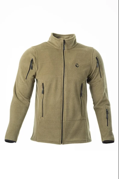 KARCAMP 361 MODEL LOGOLU HAKİ 5 CEPLİ POLAR MONT ürün görseli 1