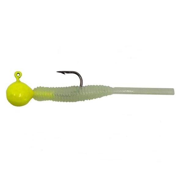 Kendo Hook Worm CY092 Jighead+Lrf Silikonu 2gr+4.5cm - Resim 6