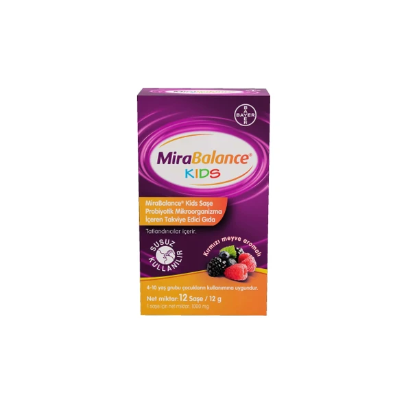 Mirabalance Kids Probiyotik 12 Saşe ürün görseli 1