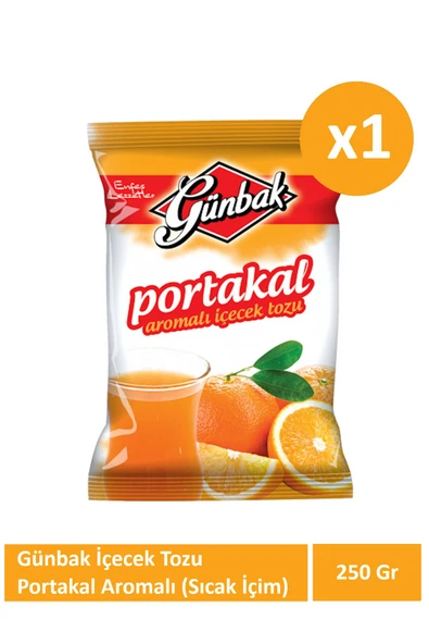 Günbak Portakal Aromalı Toz Içecek Oralet 250 Gr. ürün görseli 1