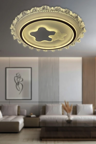 Modaluna Plafonyer Kumandalı Led Avize ürün görseli 1
