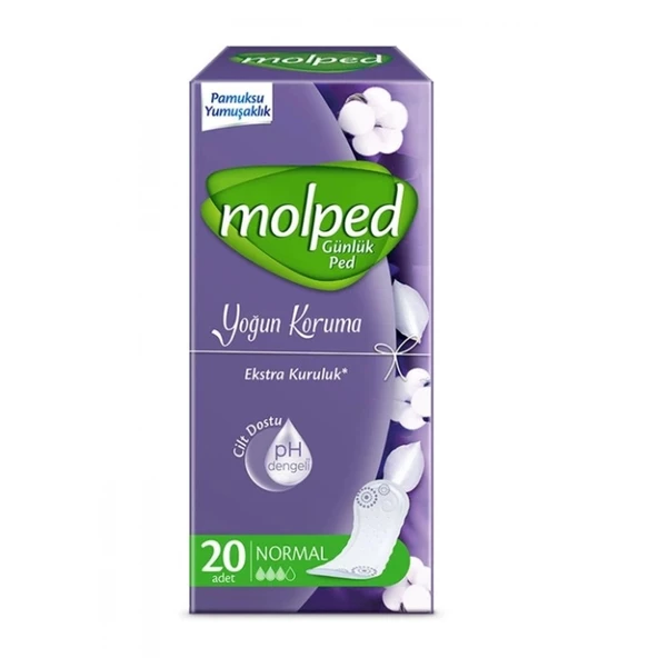 Molped Yoğun Koruma Günlük Ped 20'li ürün görseli 1