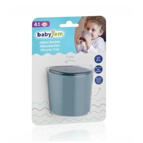 Babyjem Silikon Bardak 714 Mint ürün görseli 1