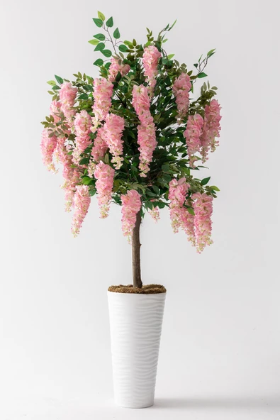 Güleç Yapay Çiçek Yapay Sümbül Ağacı 180 Cm Pembe ürün görseli 1