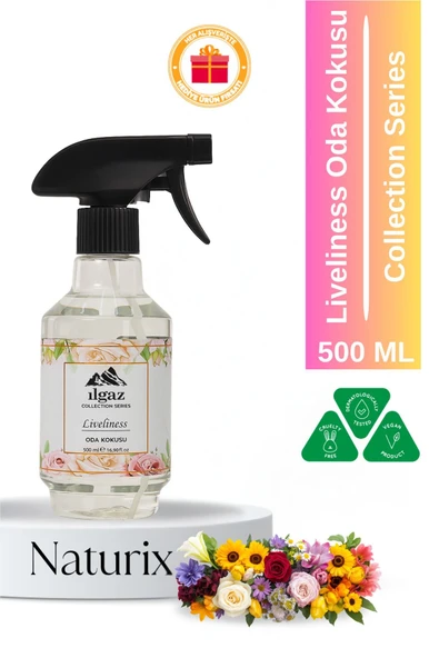 Liveliness Sprey Oda Kokusu | Collection Series Pudra Kokusu - 500 ml ürün görseli 1