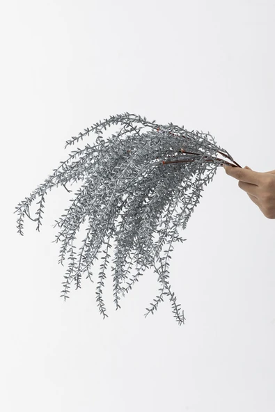 Yapay Cipso Demeti Gri 50 Cm 7 Dal (Uv) ürün görseli 1