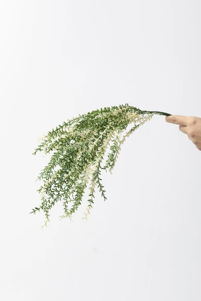Yapay Cipso Demeti Yeşil Krem 50 Cm 7 Dal (Uv) ürün görseli 1