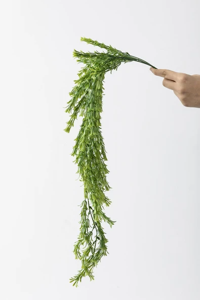 Güleç Yapay Çiçek Yapay Püsküllü Sarmaşık Uv Korumalı Yeşil 80 Cm 5 Dal ürün görseli 1