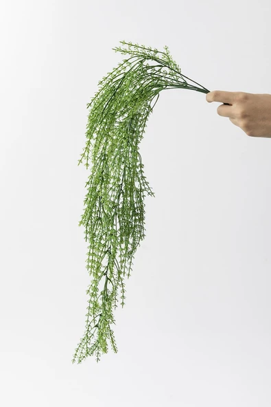 Güleç Yapay Çiçek Yapay Ot Sarmaşık Yeşil Uv Korumalı 80 Cm 5 Dal ürün görseli 1