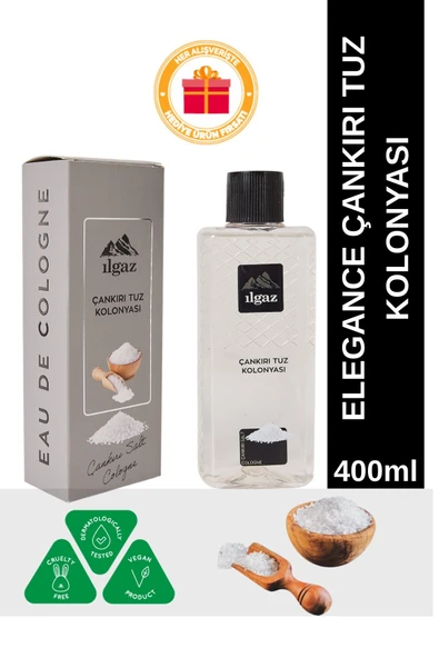 Çankırı Tuz Kolonyası - Ferahlatıcı ve Kalıcı Koku | Elegance Serisi - 400 ml ürün görseli 1