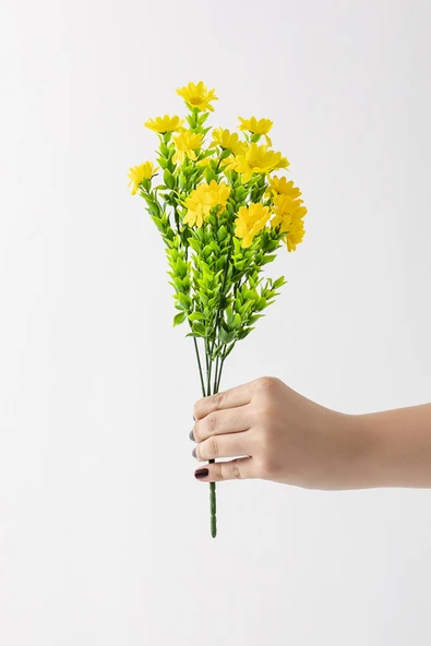Yapay Papatya Demeti 35 Cm 5 Dal ürün görseli 1