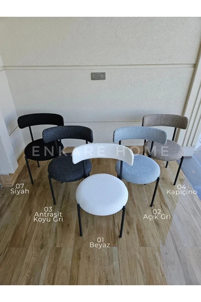 Enkare Polo Sandalye - 4 Adet - Resim 6