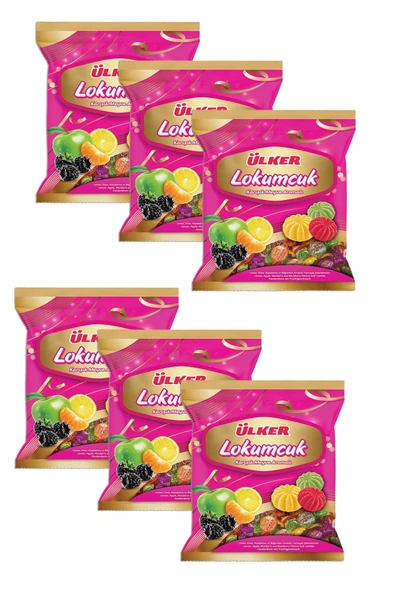 Ülker Lokumcuk Yumuşak Şekerleme 6 Adet x 350 g ürün görseli 1