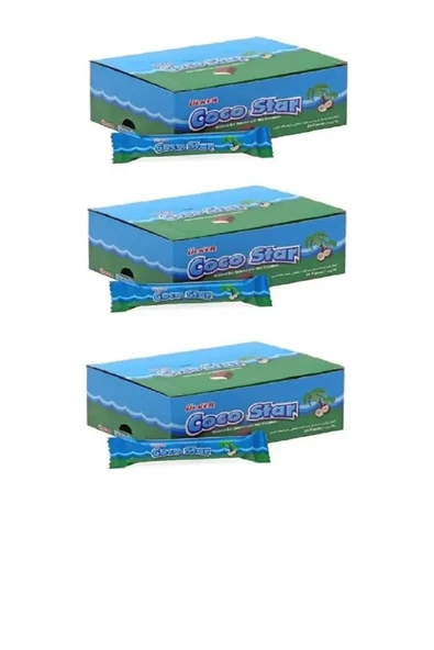 Ülker Ülker Cocostar Hindistan Cevizli Çikolata 25 gr 72 Adet /3 Paket ürün görseli 1