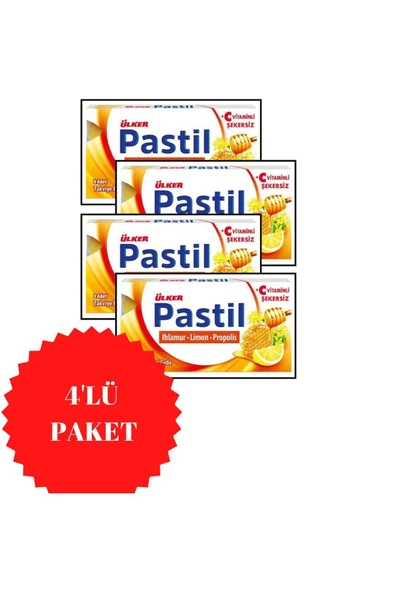 Ülker Pastil Ihlamur-limon+propolis 4 Adet ürün görseli 1