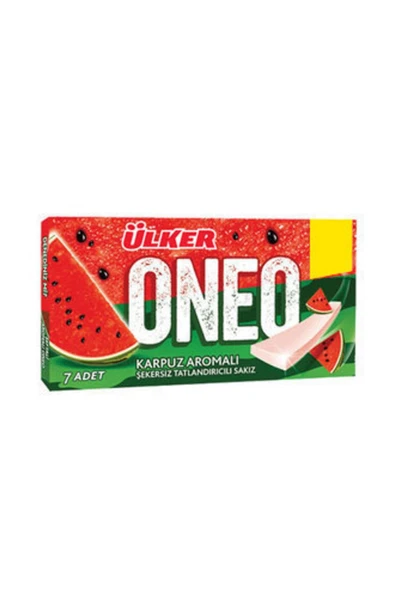 Oneo Slims Karpuz Aromalı Tatlandırıcılı Sakız 14 G ( 10 Adet ) ürün görseli 1