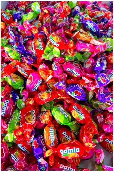TAYAŞ Damla Assortment Karışık Meyveli Yumuşak Şeker 1 Kg. ürün görseli 1