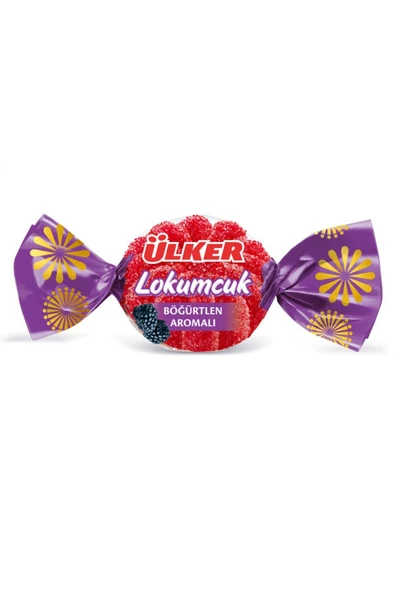 Ülker Lokumcuk Böğürtlenli Yumuşak Şeker 1 Kilogram X5 Adet ürün görseli 1