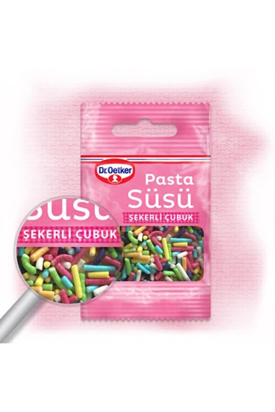 Dr. Oetker Dr.oetker Şekerli Çubuklar Pasta Süsü 10 X 10 G ürün görseli 1