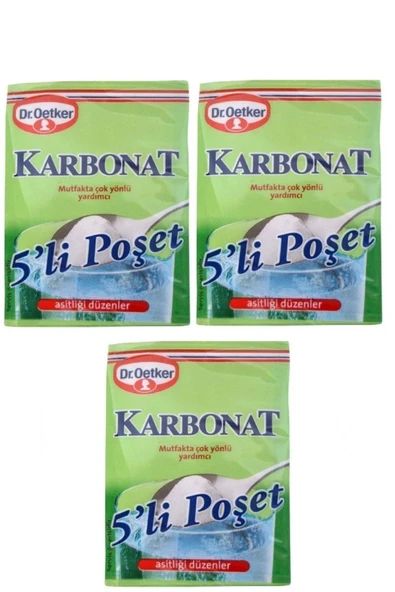 Dr. Oetker Karbonat 5'li 25 Gr X 3 Adet ürün görseli 1